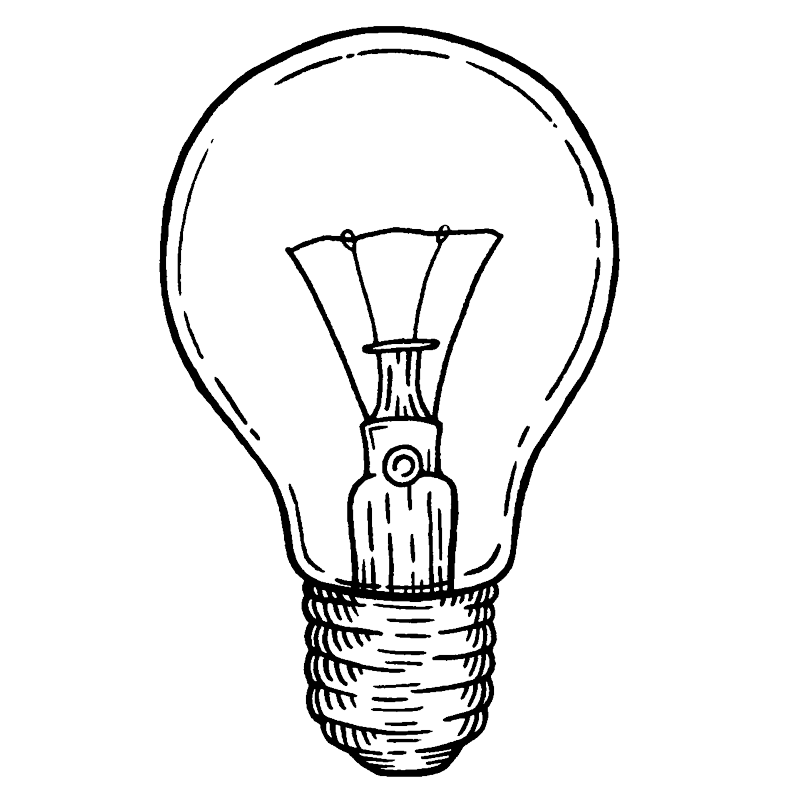 Light bulb illustrating the Prefix incubator
