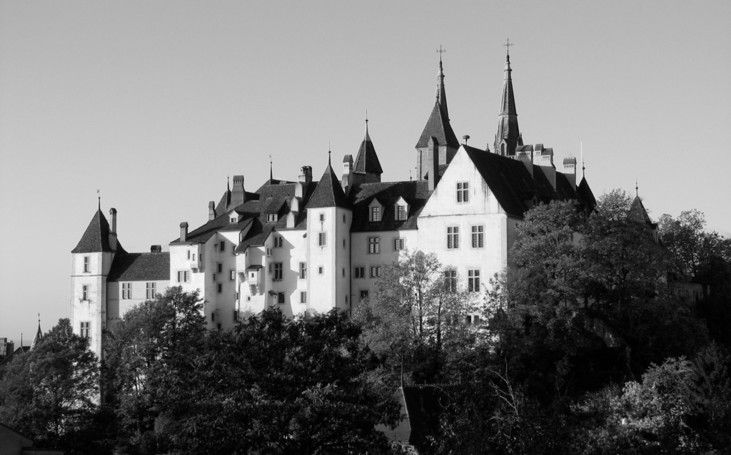 Photo du château de la ville de Neuchâtel, siège de son gouvernement