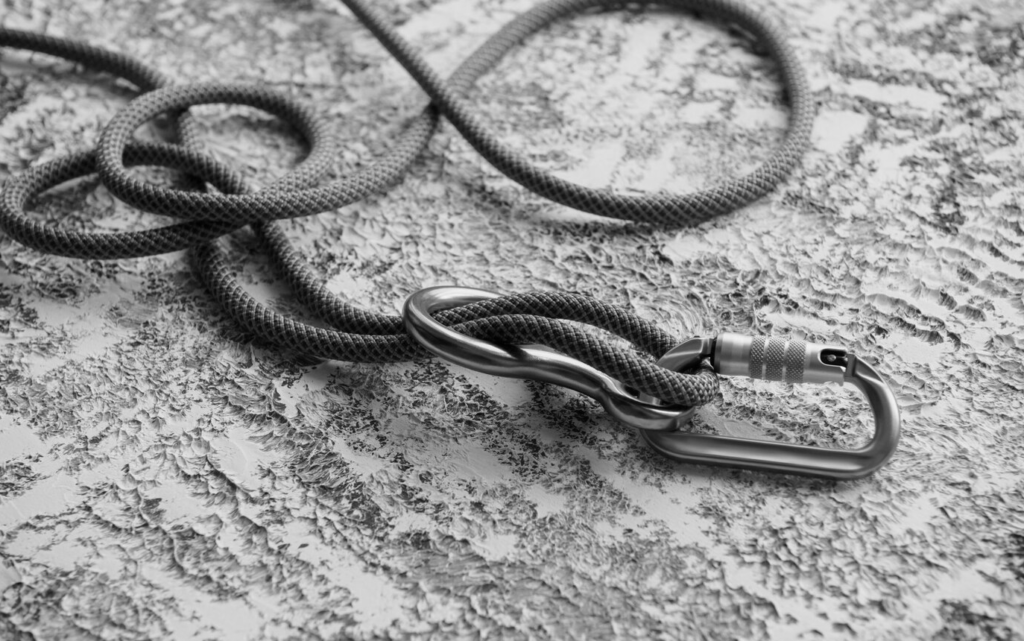 Rope and carabiner